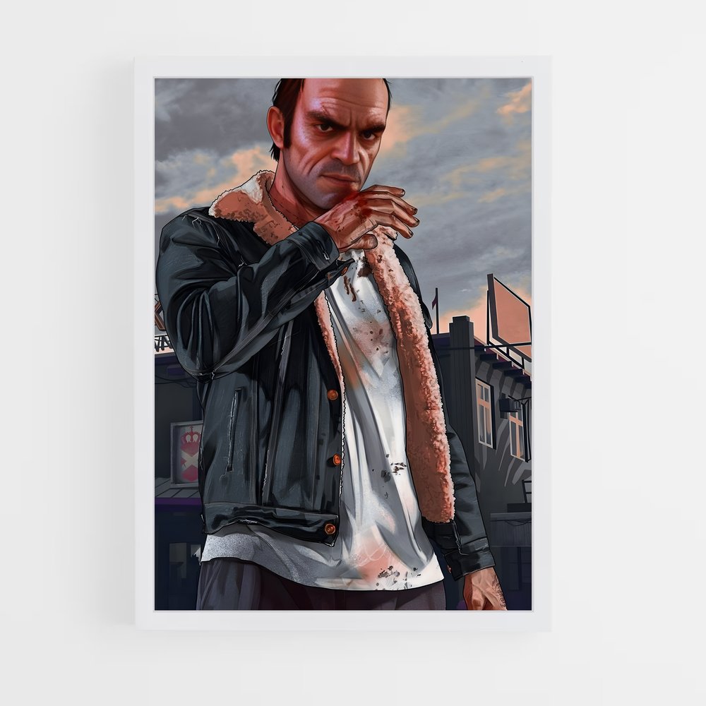 Poster Voleur de Style – affiche GTA V (vue 3)